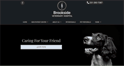 Desktop Screenshot of brooksidevethospital.com
